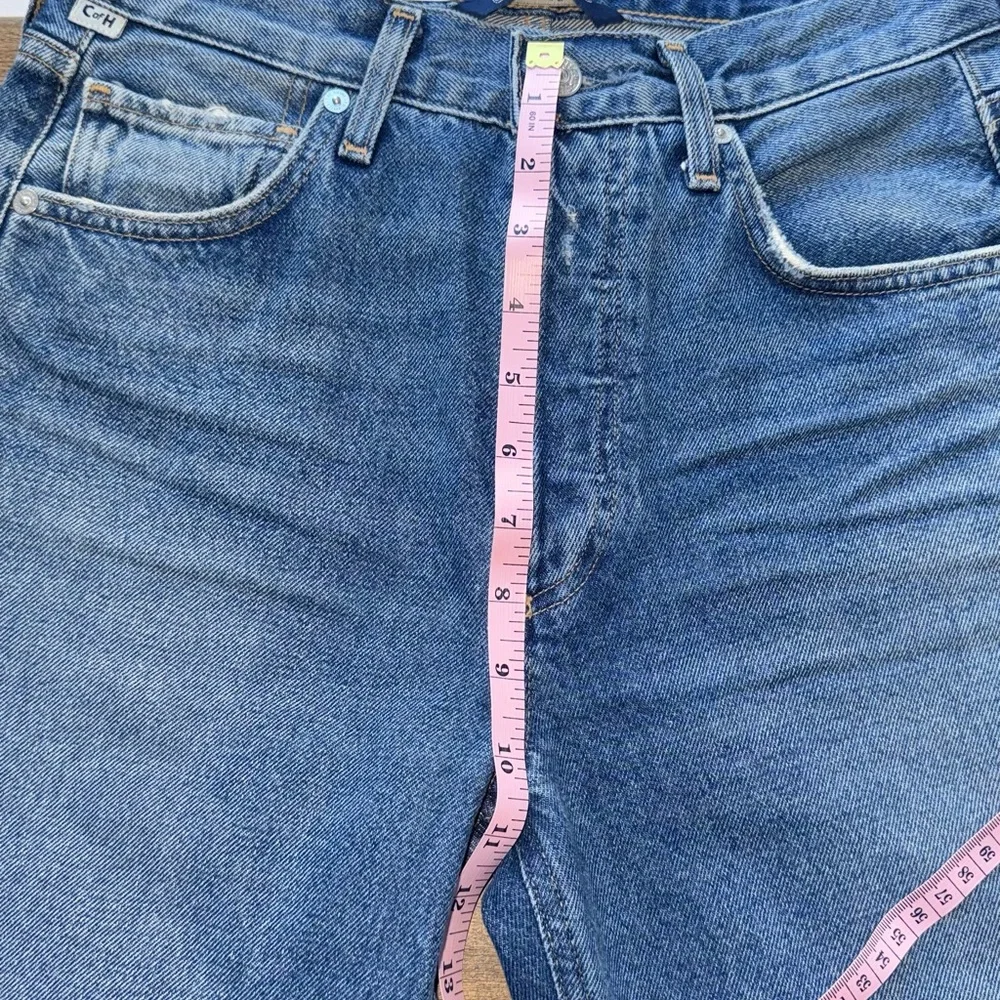 CITIZENS OF HUMANITY Blue Charlotte  High rise Straight-Leg Jeans size 24 NWT - Picture 7 of 8
